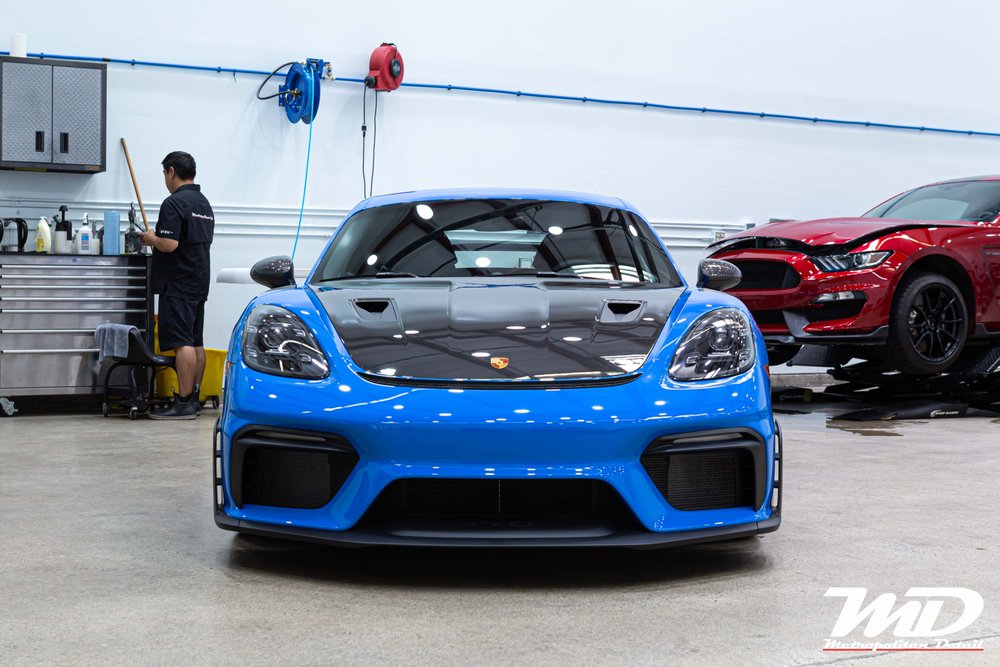 Shark Blue GT4 RS in the Redmond studio